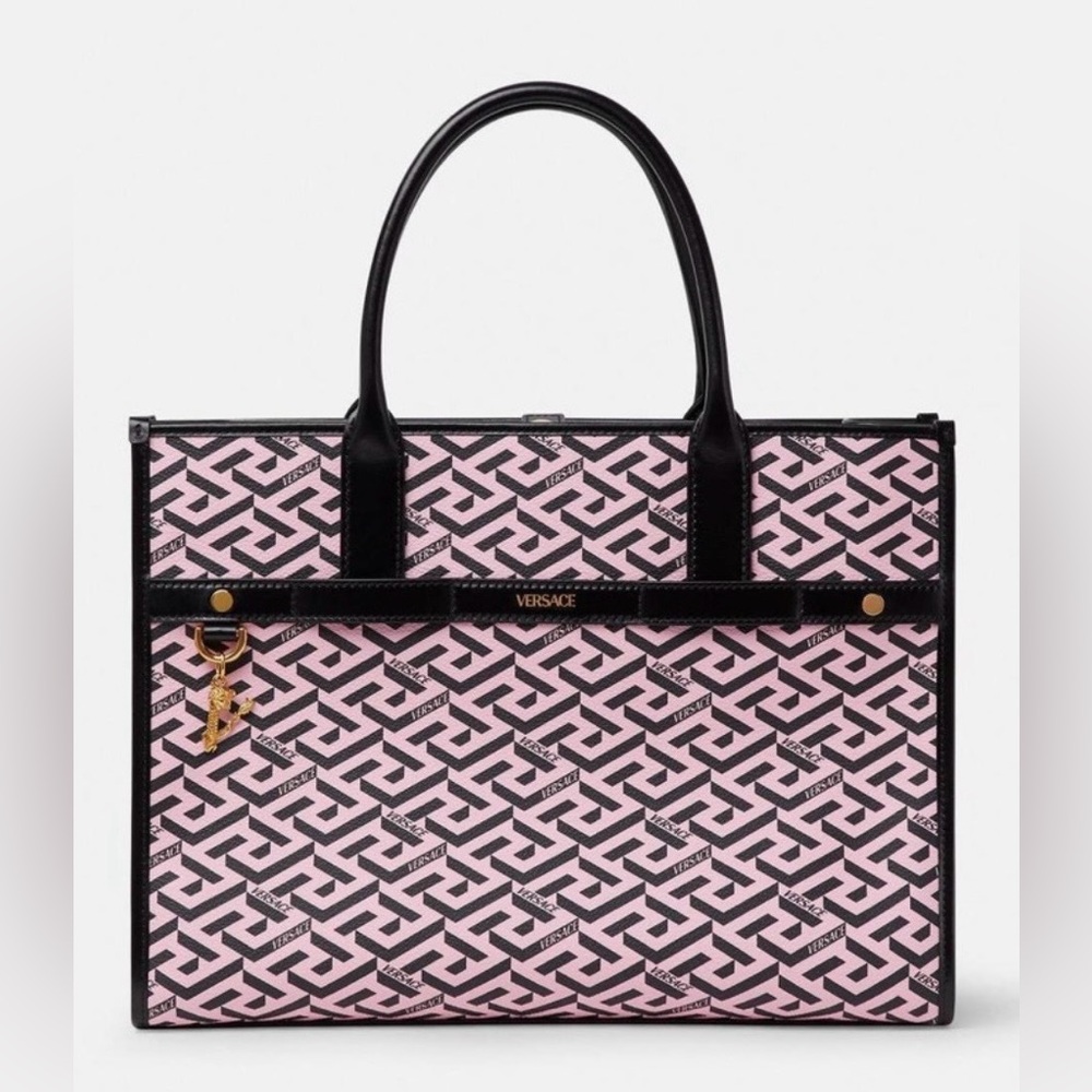 Versace La Greca Tote Bag - Multicolor